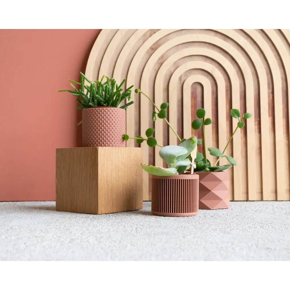 Set di 3 vasi per piante — Piko - Diamant - Giappone
