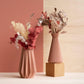 Vaso origami - Perfetto per fiori secchi: Naturale / 15 cm. - EMME DESIGN