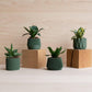 Set di 4 vasi verdi — Oslo Origami Kobe Stockholm - EMME DESIGN