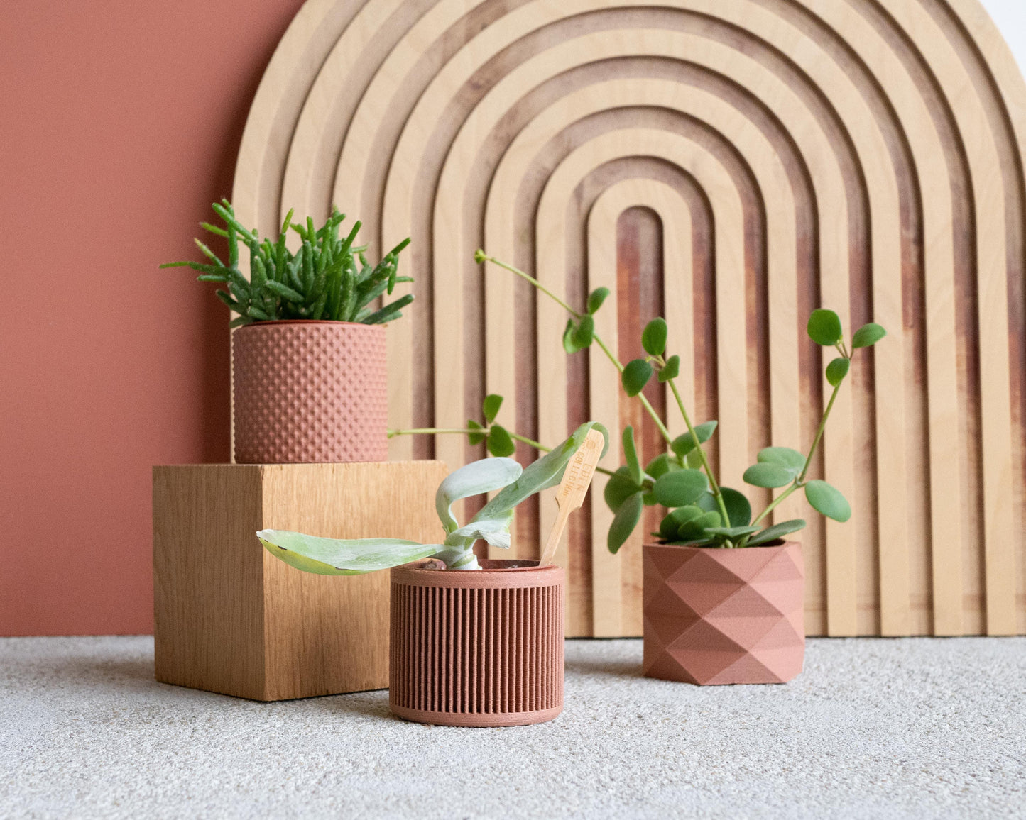 Set di 3 vasi per piante — Piko - Diamant - Giappone