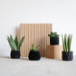 Set di 4 fioriere da interno — Oslo Origami Kobe Stockholm