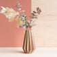 Vaso origami - Perfetto per fiori secchi: Naturale / 15 cm. - EMME DESIGN