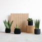 Set di 4 fioriere da interno — Oslo Origami Kobe Stockholm