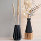 Vaso origami - Perfetto per fiori secchi: Naturale / 15 cm. - EMME DESIGN
