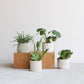 Set di 4 fioriere da interno — Oslo Origami Kobe Stockholm