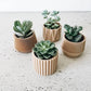 Set di 4 fioriere da interno — Oslo Origami Kobe Stockholm